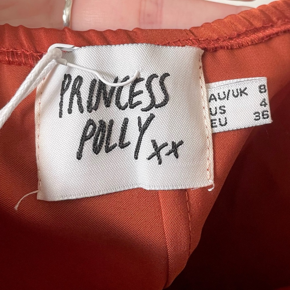 Princess Polly Rust Mini Dress - Picture 6 of 7